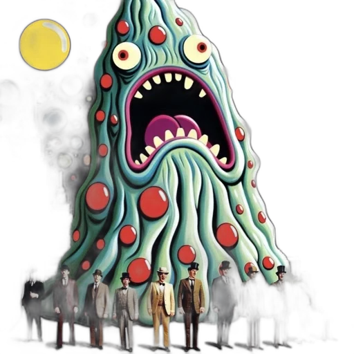 creature, mask, staff, animal, concept art, 3d render, fantasy art, comic book art transparent PNG cut-out