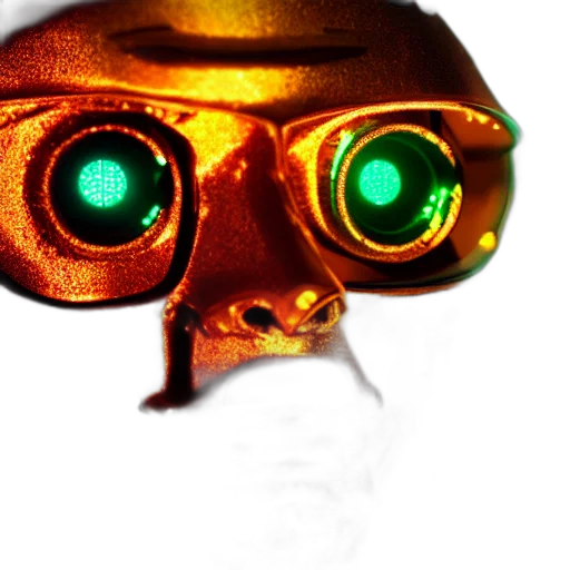 mask, robot, face, staff transparent PNG cut-out