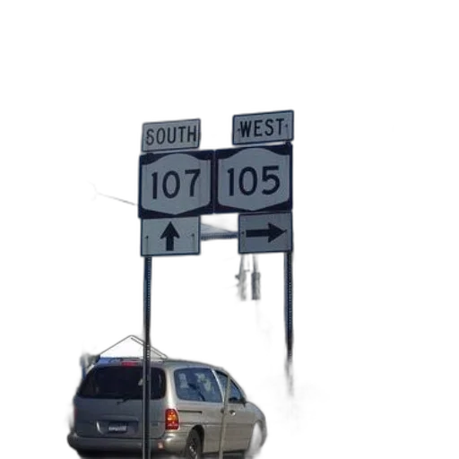 car, concept art, photorealistic, 3d render, street, sign, numbers, 107 transparent PNG cut-out