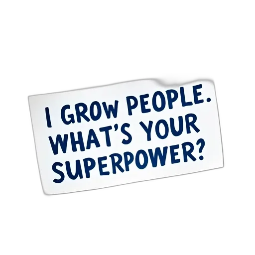 crown, white, sticker, blue, text, reads, grow, people transparent PNG cut-out