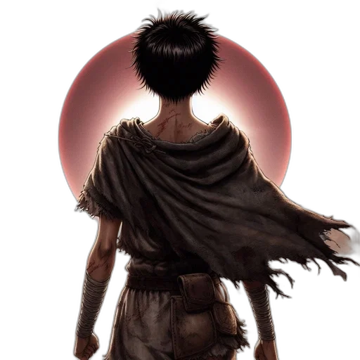 concept art, fantasy art, comic book art, photorealistic, earth tones, adventurous, figure, stands transparent PNG cut-out