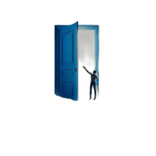 furniture, staff, umbrella, 3d render, concept art, blue, figure, stands transparent PNG cut-out