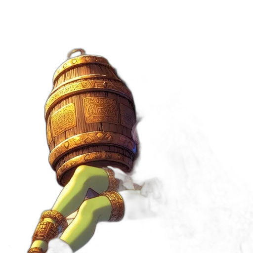 staff, weapon, sword, bottle, concept art, fantasy art, watercolor, 3d render transparent PNG cut-out