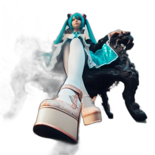 shoes, robot, weapon, sword, 3d render, concept art, vaporwave, fantasy art transparent PNG cut-out