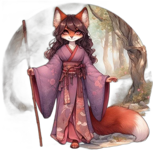 staff, fantasy art, concept art, watercolor, pixel art, red, monochrome, colorful transparent PNG cut-out