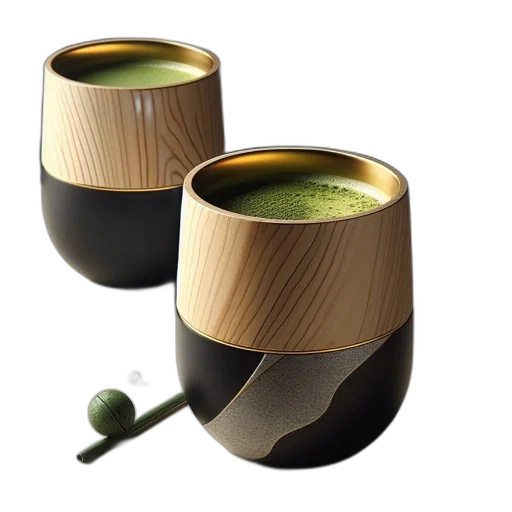 furniture, jewelry, 3d render, photorealistic, earth tones, green, two, golden-interior transparent PNG cut-out