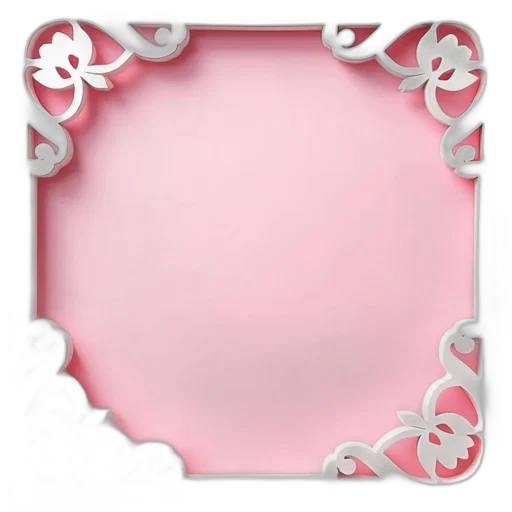 jewelry, crown, flower, furniture, 3d render, pastel, cutout, white transparent PNG cut-out