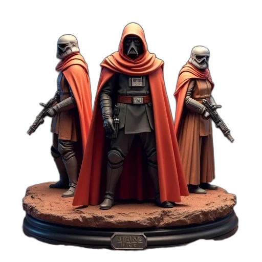 staff, concept art, 3d render, dark transparent PNG cut-out