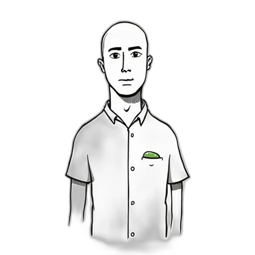 staff, jacket, cartoon, concept art, photorealistic, comic book art, simple, hand-drawn transparent PNG cut-out