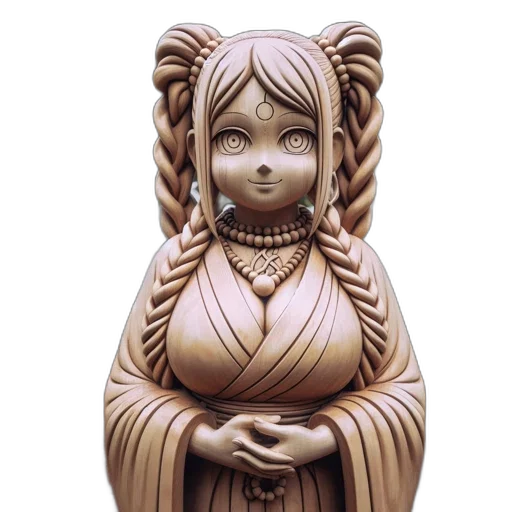 dress, jewelry, crown, face, 3d render, anime, fantasy art, concept art transparent PNG cut-out