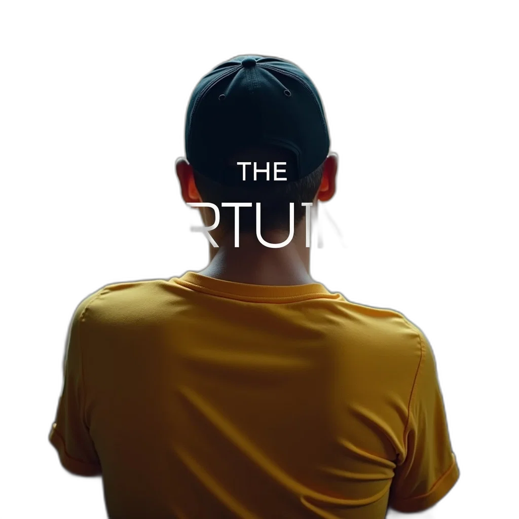 staff, concept art, man, wearing, yellow, shirt, black, cap transparent PNG cut-out