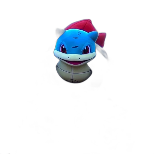creature, hat, animal, weapon, 3d render, concept art, pixel art, vaporwave transparent PNG cut-out