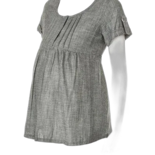 dress, monochrome, earth tones, grey, maternity, top, short, sleeves transparent PNG cut-out