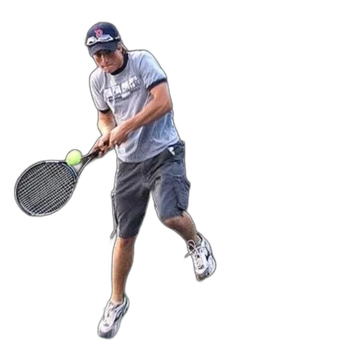 staff, weapon, photorealistic, 3d render, man, gray, shirt, shorts transparent PNG cut-out