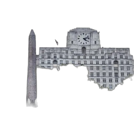 building, crown, jewelry, weapon, 3d render, concept art, photorealistic, city street transparent PNG cut-out