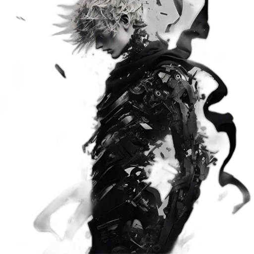 creature, dragon, mask, crown, concept art, fantasy art, photorealistic, comic book art transparent PNG cut-out