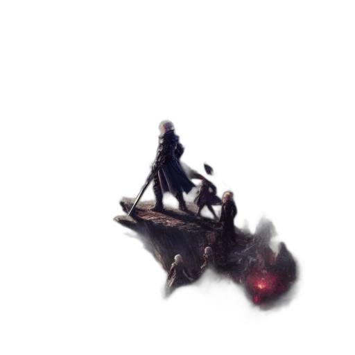 creature, staff, weapon, dragon, concept art, fantasy art, pixel art, 3d render transparent PNG cut-out