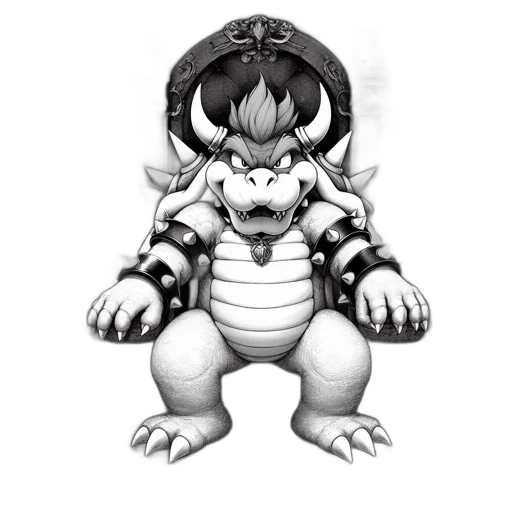 dragon, creature, animal, crown, concept art, fantasy art, pencil sketch, 3d render transparent PNG cut-out