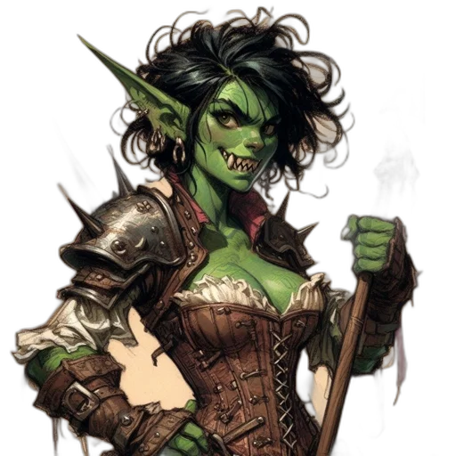 staff, fantasy art, concept art, comic book art, pixel art, green, fantasy, goblin transparent PNG cut-out