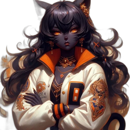 mask, staff, fantasy art, concept art, anime, oil painting, dark, monochrome transparent PNG cut-out