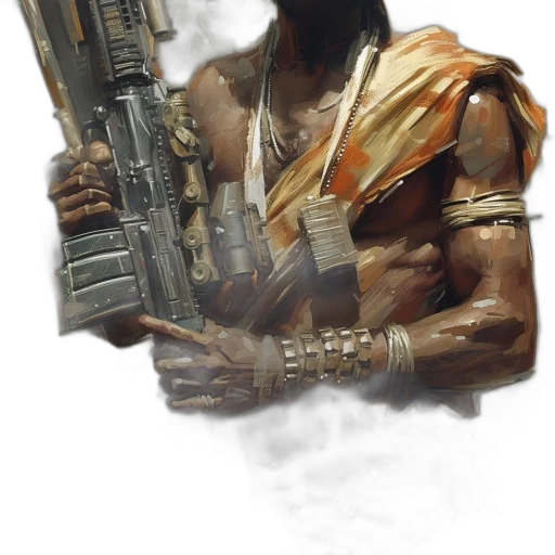 weapon, sword, concept art, fantasy art, comic book art, photorealistic, man, traditional transparent PNG cut-out