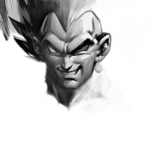 face, mask, creature, concept art, comic book art, photorealistic, pencil sketch, monochrome transparent PNG cut-out