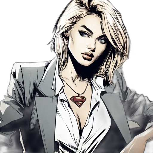 jacket, jewelry, comic book art, cartoon, concept art, photorealistic, neon lights, red transparent PNG cut-out