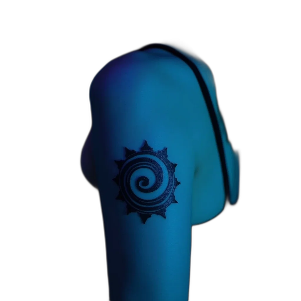 staff, mask, umbrella, weapon, 3d render, concept art, vaporwave, cyberpunk transparent PNG cut-out