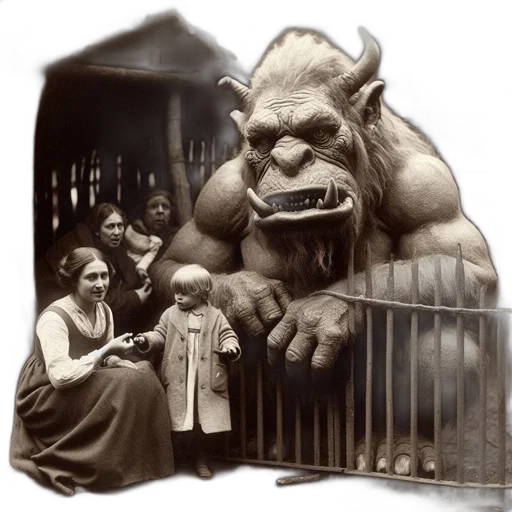 creature, animal, mask, concept art, fantasy art, comic book art, photorealistic, city street transparent PNG cut-out