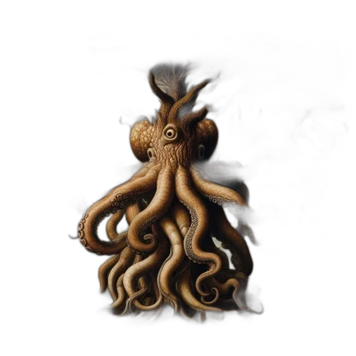 hair, creature, crown, staff, concept art, 3d render, fantasy art, photorealistic transparent PNG cut-out