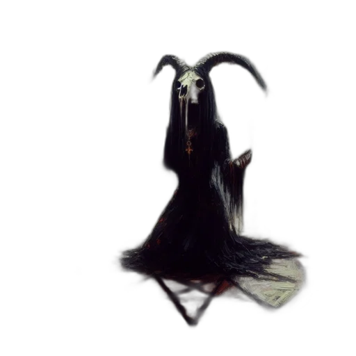 creature, dress, mask, staff, concept art, fantasy art, pixel art, 3d render transparent PNG cut-out