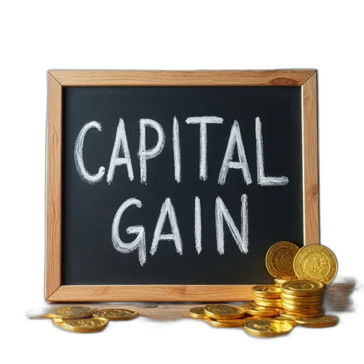 chalkboard, written, capital, gain transparent PNG cut-out
