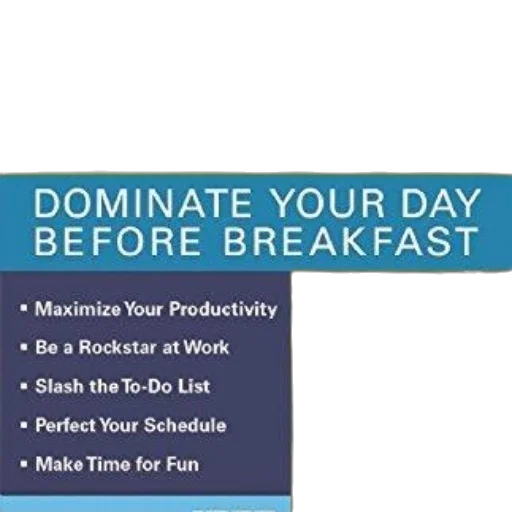 cover, miracle, dominate, day, before, breakfast, steve, grisetti transparent PNG cut-out