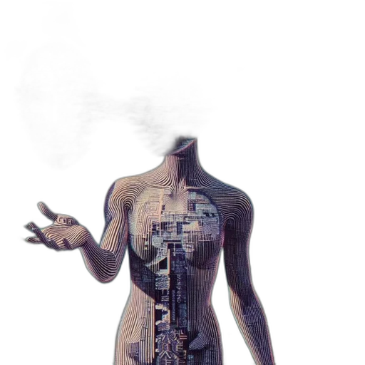 robot, dress, weapon, creature, cyberpunk, concept art, 3d render, pixel art transparent PNG cut-out