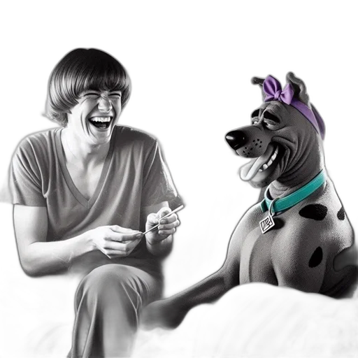 animal, cartoon, concept art, photorealistic, fantasy art, young, man, life-sized transparent PNG cut-out