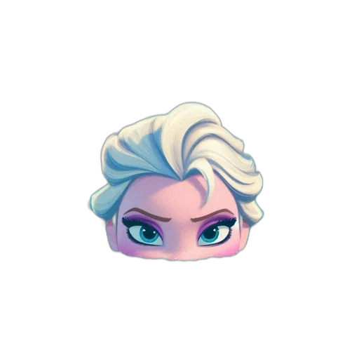 face, crown, hair, creature, pixel art, cartoon, concept art, fantasy art transparent PNG cut-out