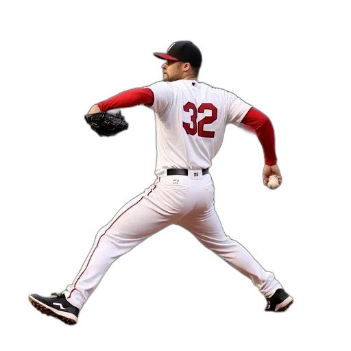 white, sox, pitcher, fault transparent PNG cut-out