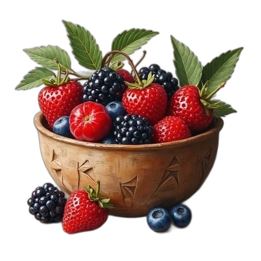 food, crown, photorealistic, oil painting transparent PNG cut-out