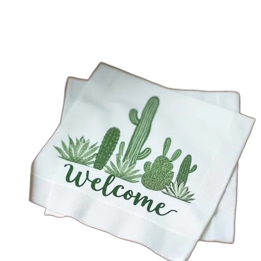 watercolor, 3d render, green, white, cloth, napkin, outline, various transparent PNG cut-out