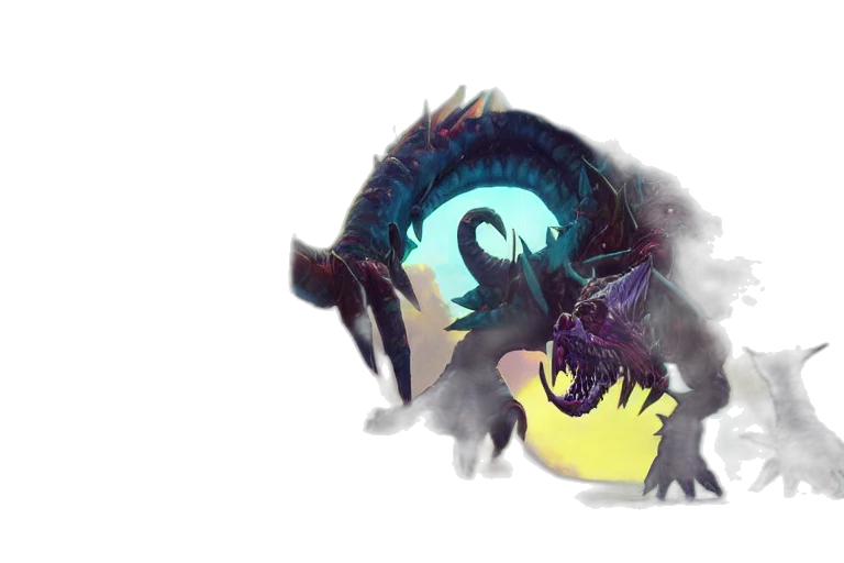 dragon, mask, creature, animal transparent PNG cut-out