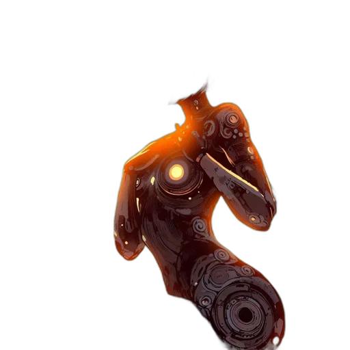 robot, weapon, staff, dragon, concept art, fantasy art, 3d render, pixel art transparent PNG cut-out