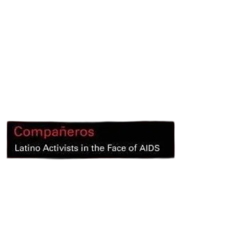 compañeros, latino, activists, face, aids, book, cover, somber transparent PNG cut-out