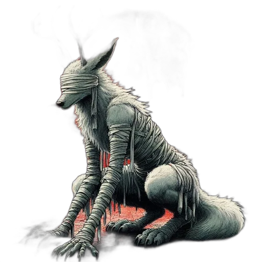 creature, dragon, animal, staff, concept art, fantasy art, watercolor, pixel art transparent PNG cut-out