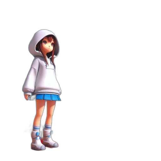 jacket, dress, staff, creature, 3d render, concept art, pixel art, photorealistic transparent PNG cut-out