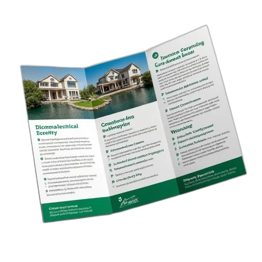 detailed, brochure, capital, greens, construction, company, featuring, green transparent PNG cut-out