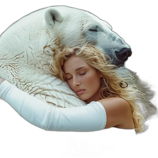 animal, mask, creature, hat, photorealistic, concept art, woman, blonde transparent PNG cut-out