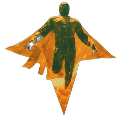 jacket, concept art, 3d render, comic book art, pixel art, golden, figure, soars transparent PNG cut-out