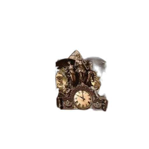 jewelry, crown, furniture, jacket, 3d render, earth tones, grand, clock transparent PNG cut-out