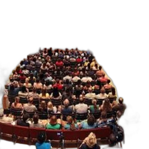 staff, crown, jacket, furniture, large, auditorium, filled, audience transparent PNG cut-out