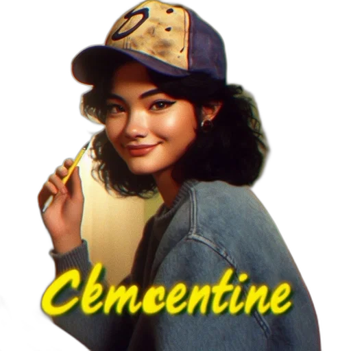 hat, jacket, creature, photorealistic, concept art, vaporwave, pixel art, fire transparent PNG cut-out